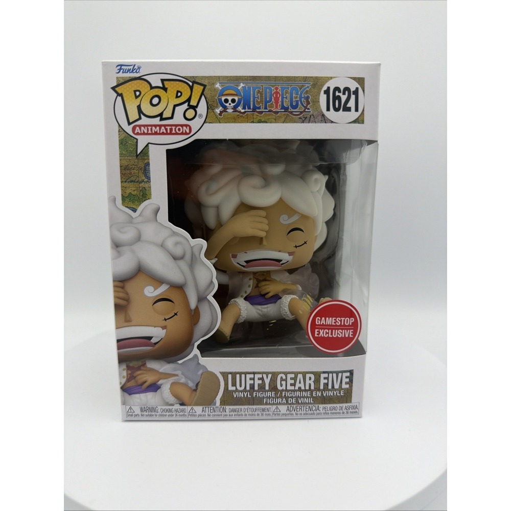 Funko Pop! One Piece Luffy Gear Five Laughing GameStop Exclusive w/ Protector